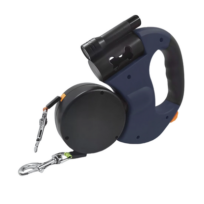 Dual Retractable Leash with LED